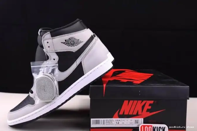 Cheap Grey Jordan 1 Air Light Smoke White 555088-035 Retro High Black 0514